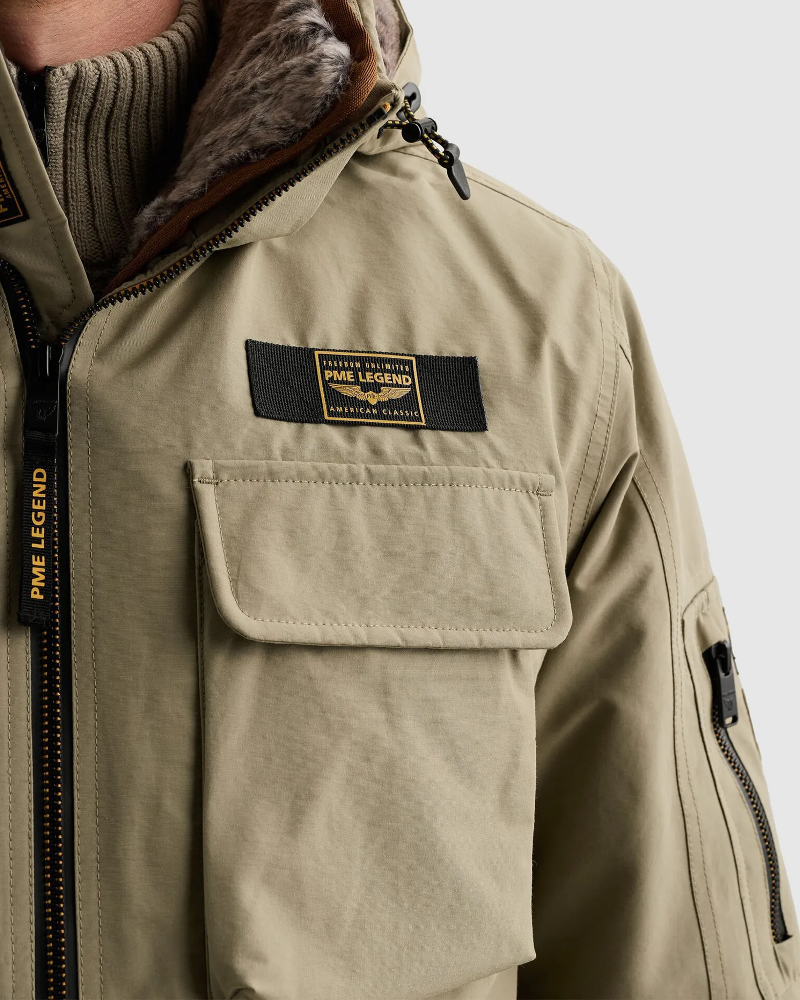 PME Legend Rock-Pack Parka Donker groen 114198-001-L