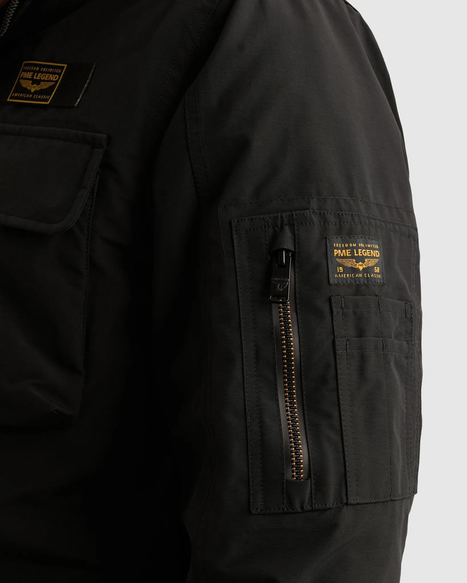PME Legend Rock-Pack Parka Zwart 114200-001-L
