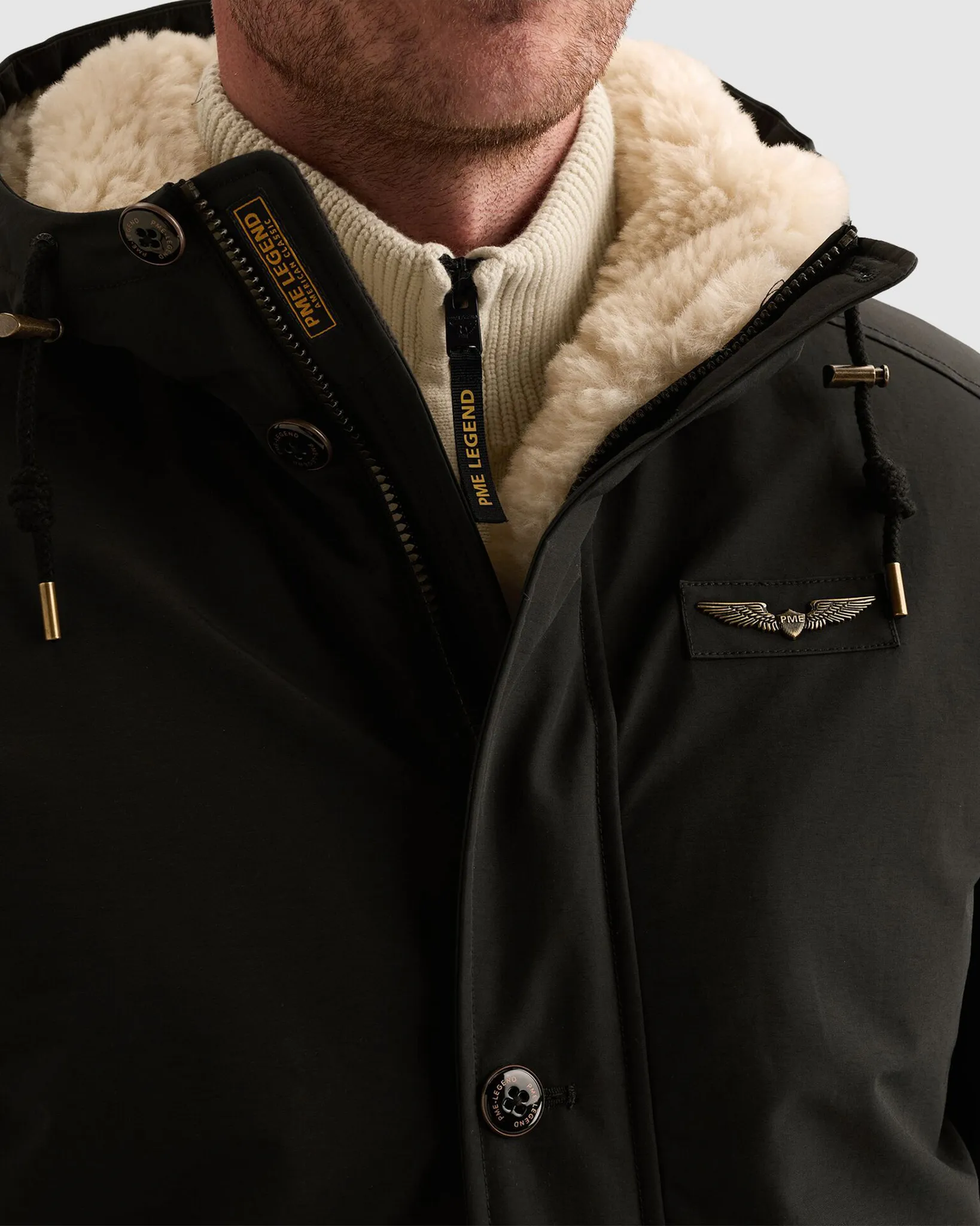 PME Legend B9 Aviation Parka Zwart 114210-001-L