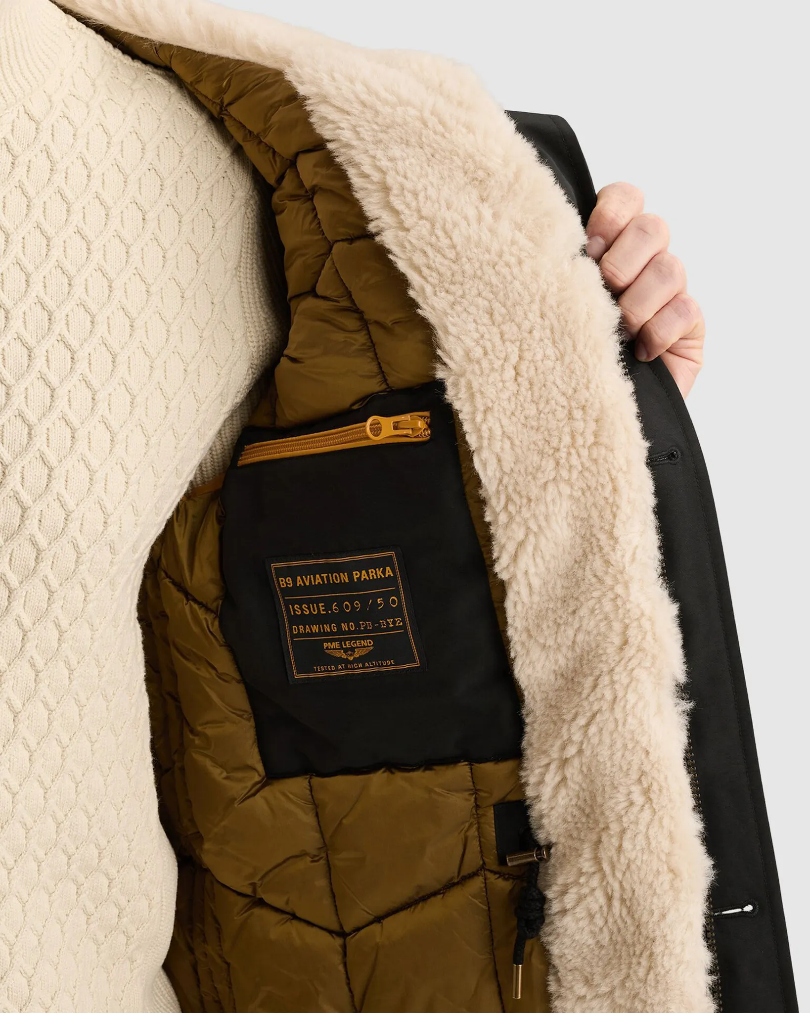 PME Legend B9 Aviation Parka Zwart 114210-001-L