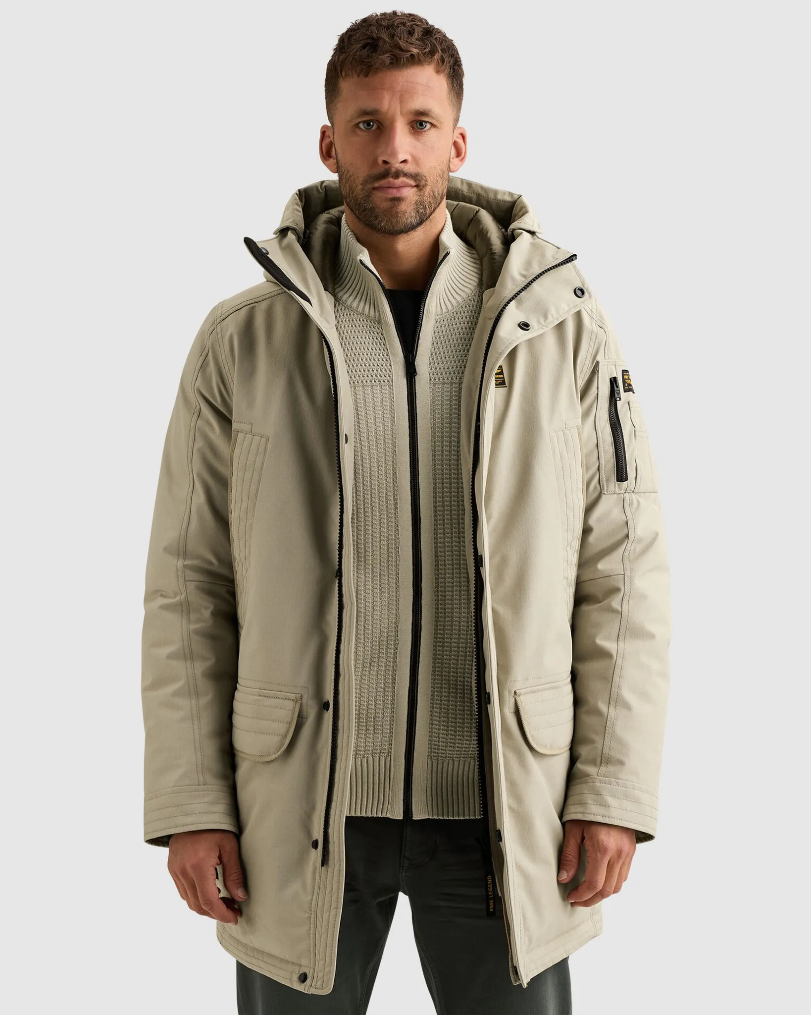 PME Legend Ice Pilot Parka Sand 114211-001-L