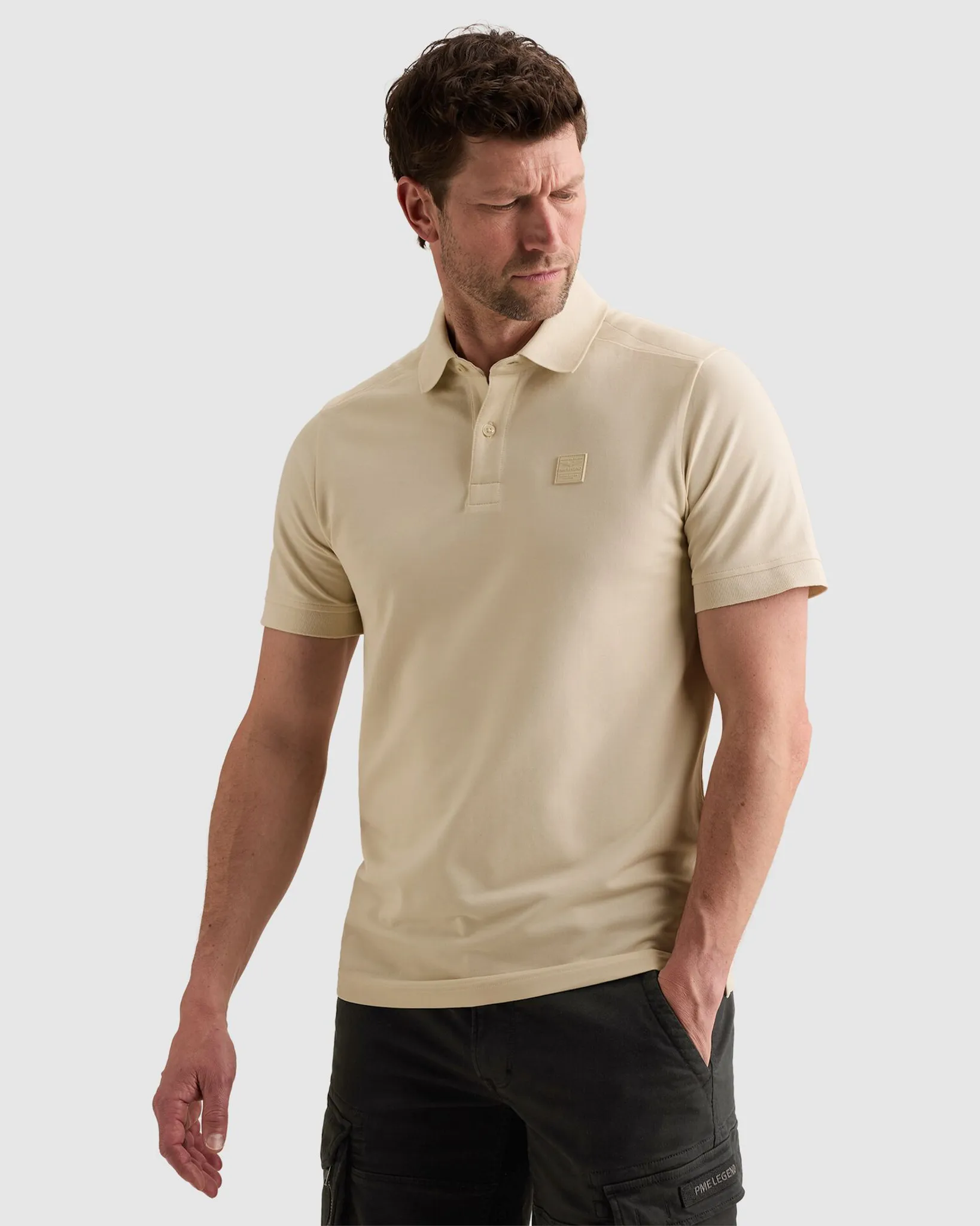 PME Legend Polo Korte mouw Wit 114274-001-L