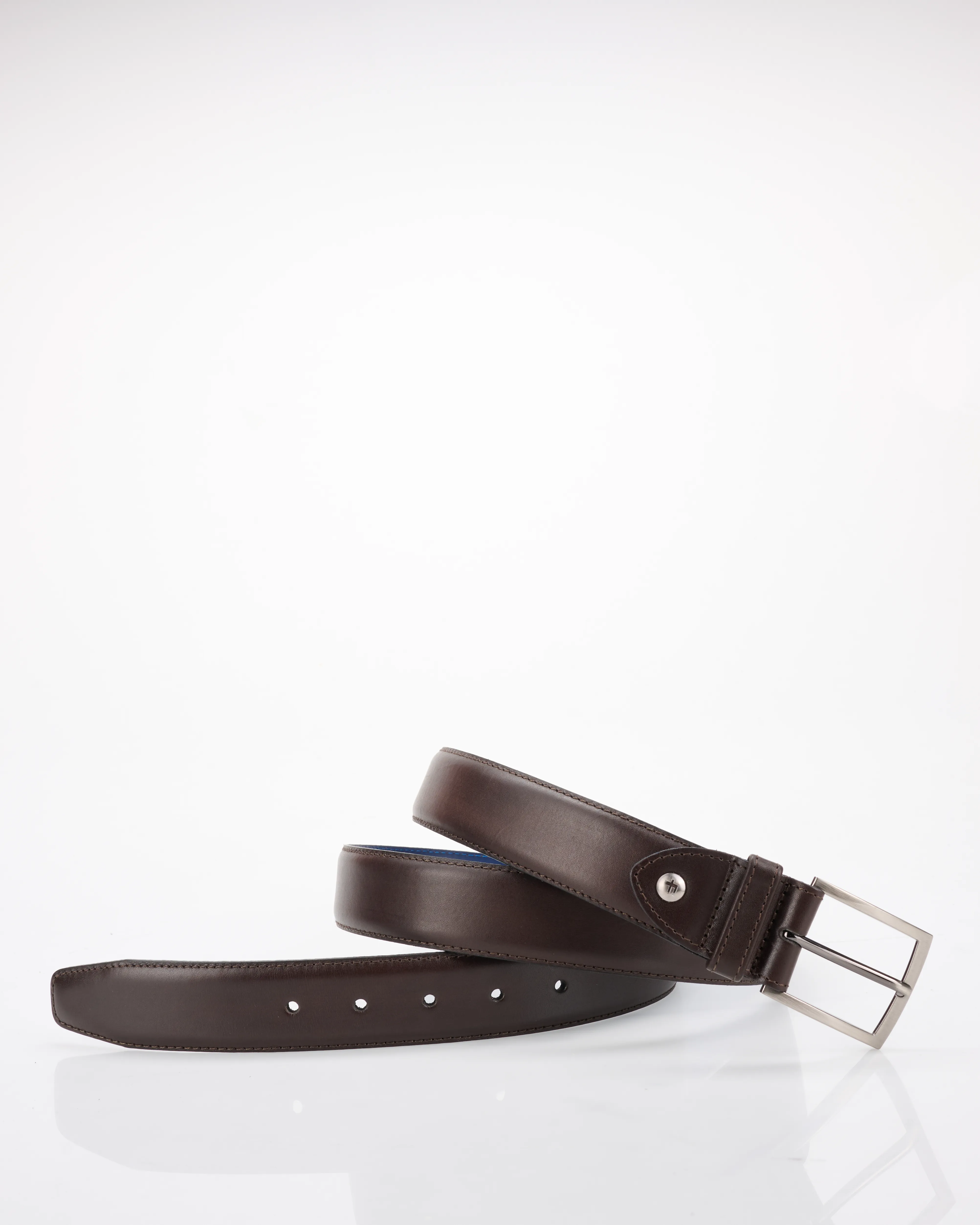 Floris van Bommel De Belter Geklede riem Donker bruin 114420-001-115