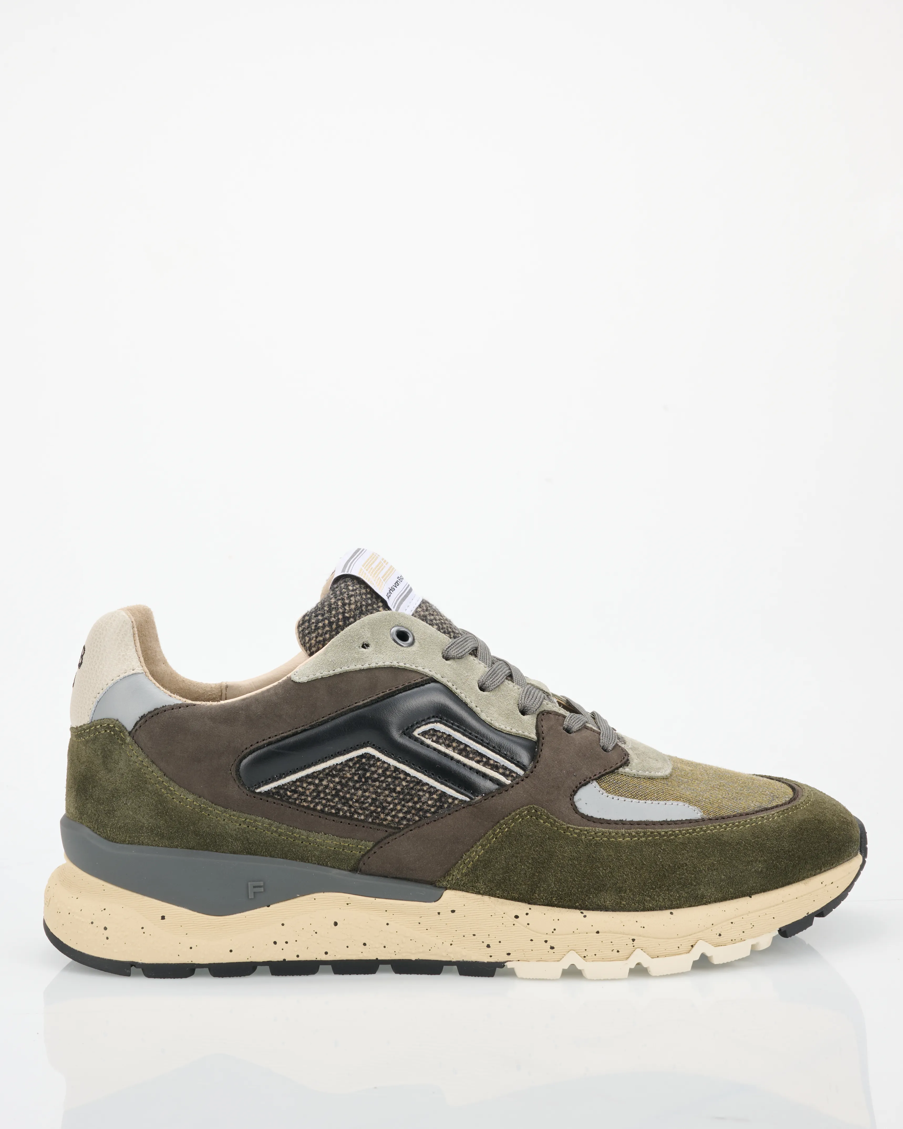 Floris van Bommel Sneakers De Treener Donker bruin 114424-001-10