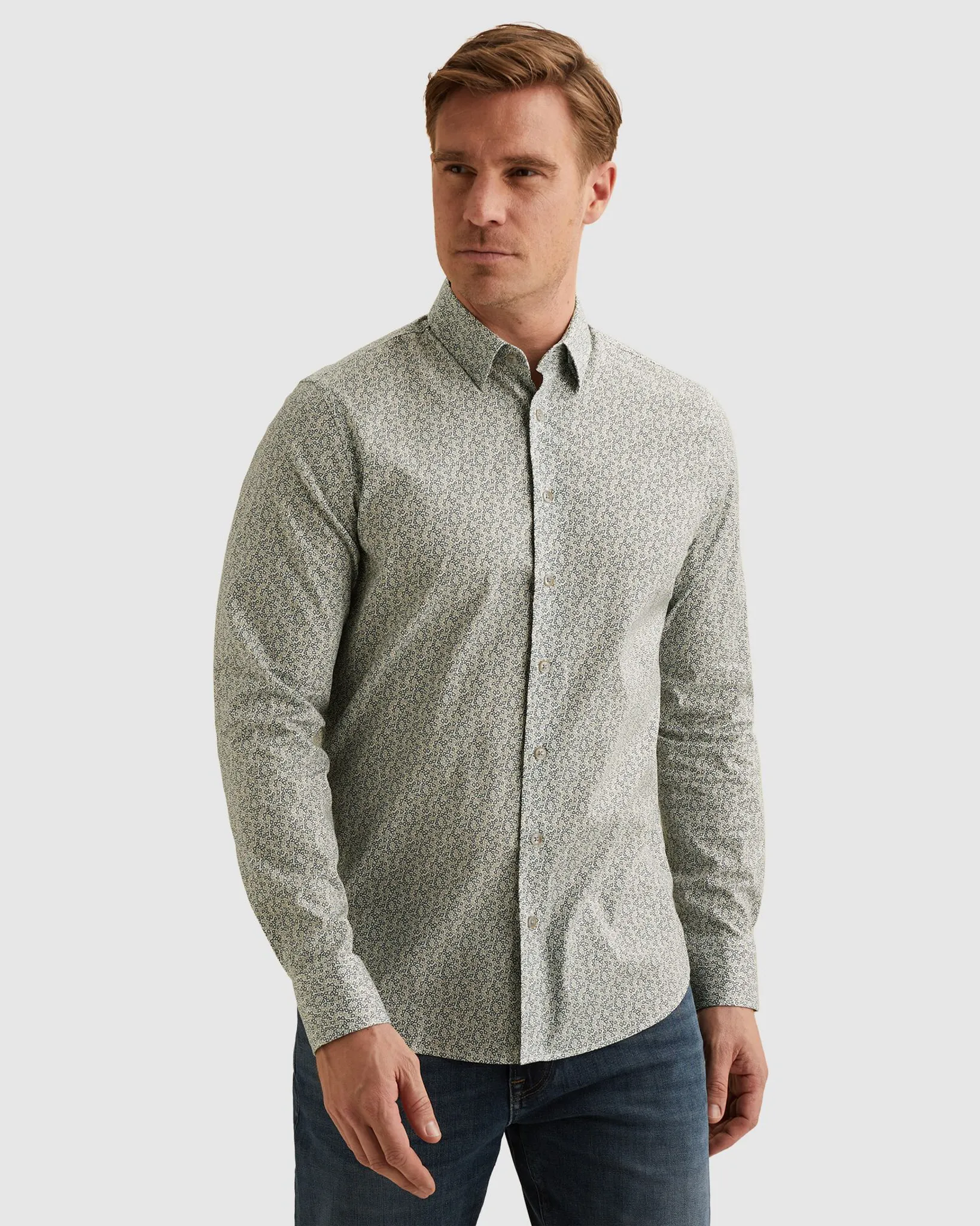 Vanguard Casual Overhemd Ecru 114744-001-L