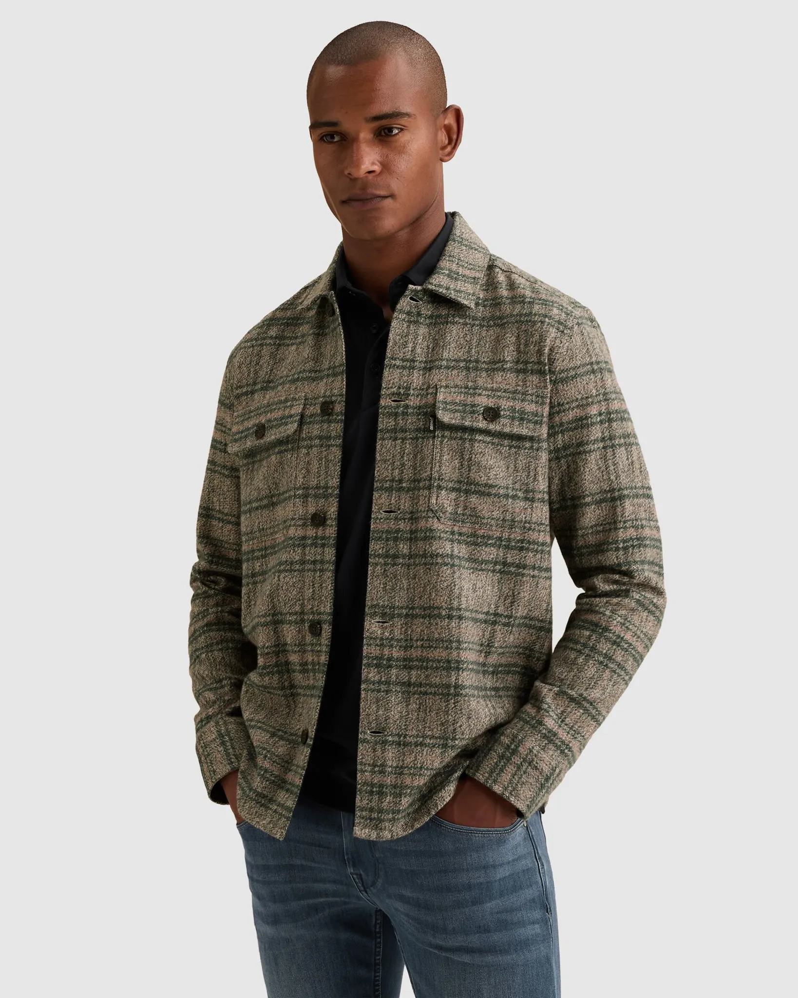 Vanguard Casual Overhemd Beige 114746-001-L