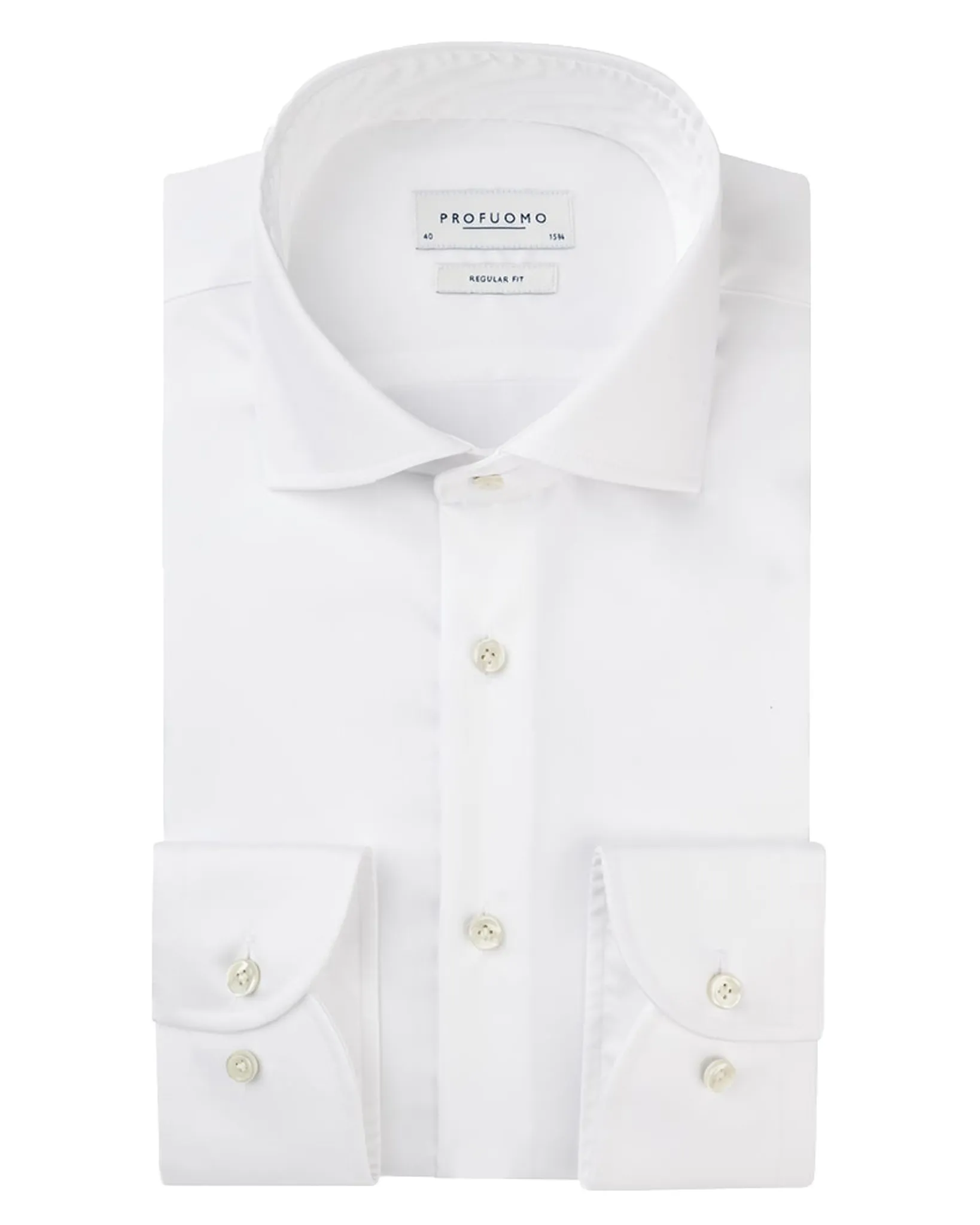 Profuomo Overhemd Wit 115235-001-45
