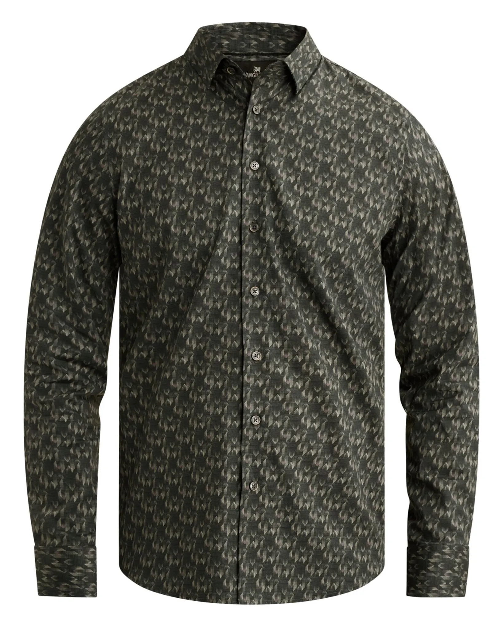 Vanguard Casual Overhemd Groen 115239-001-L