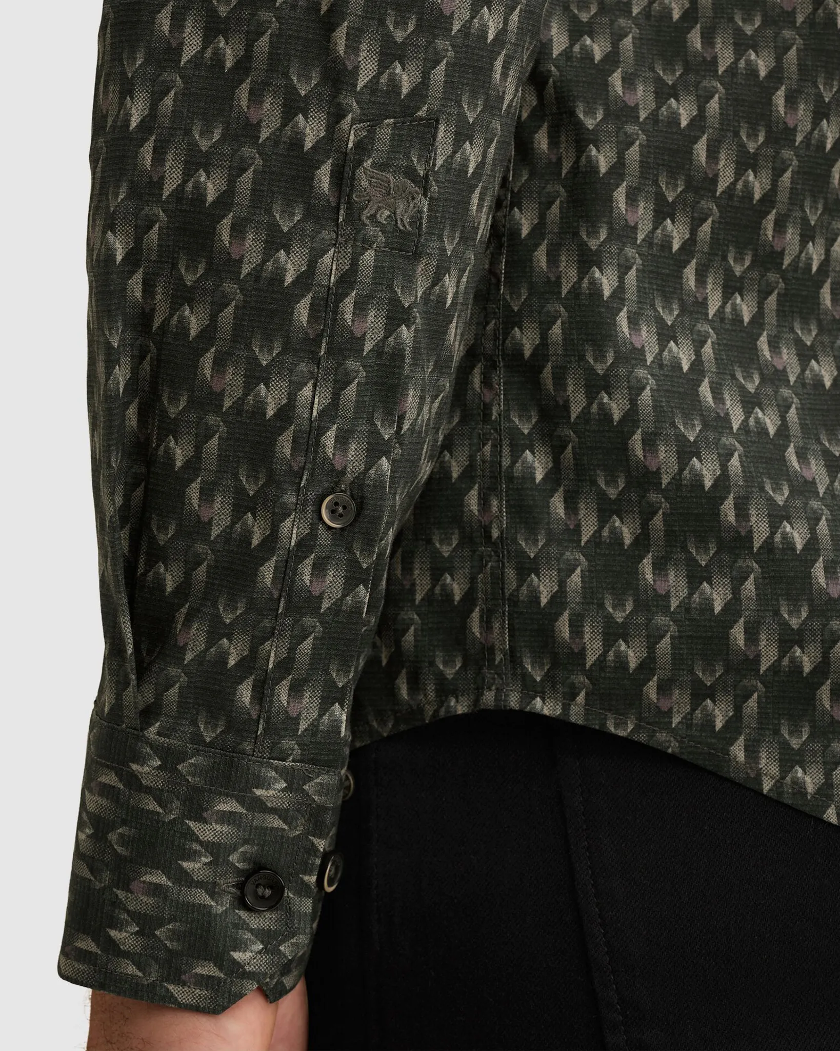 Vanguard Casual Overhemd Groen 115239-001-L