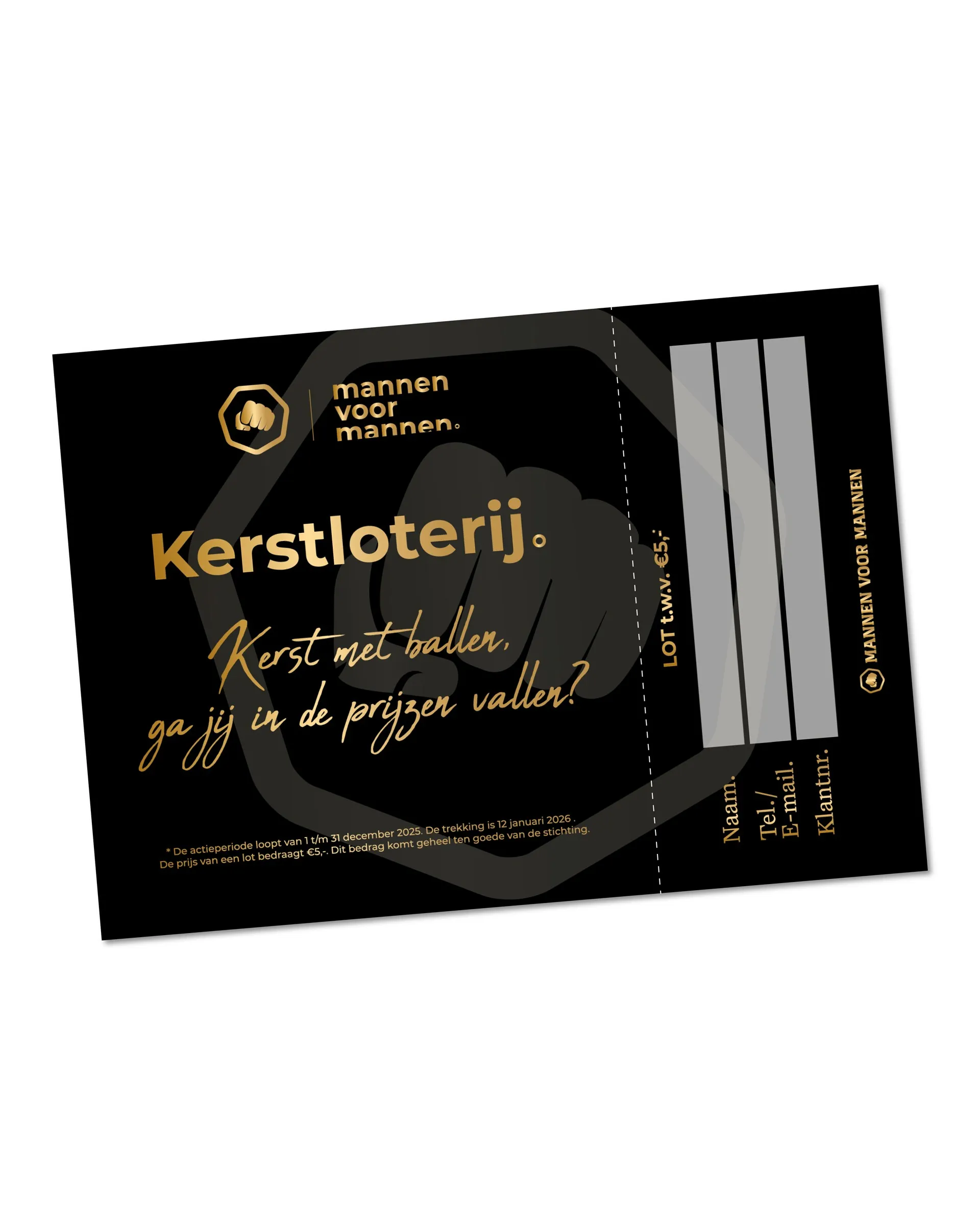 Mannen voor Mannen online lot Zwart MVM-ONLINE-001-0