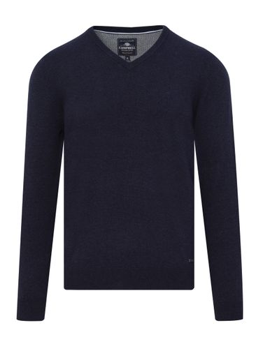 Zwarte v hals trui heren outlet