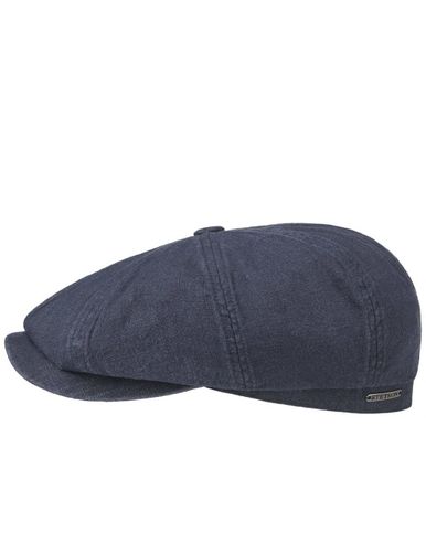 Stetson Hatteras Linnen Flat Cap