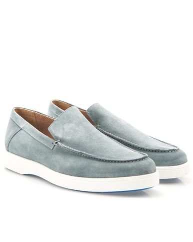 Ferragamo Leer Bootschoenen Met Vierkante Neus in het Grijs voor heren Heren Schoenen voor voor Instappers voor Loafers 