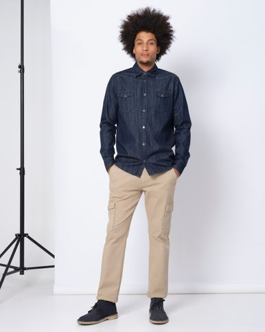 J.C. RAGS Rufus Casual Overhemd LM