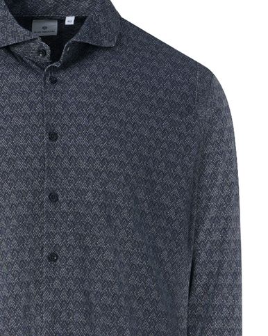 Blue Industry Casual Overhemd LM
