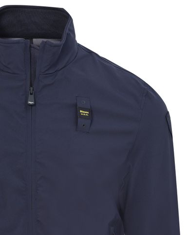 Blauer Gewatteerde jas
