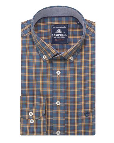 Campbell Classic Casual Overhemd LM