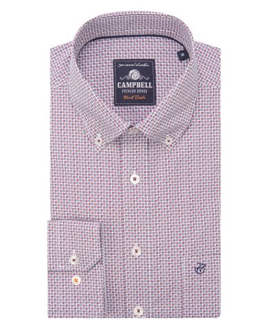 Campbell Classic Casual Overhemd LM