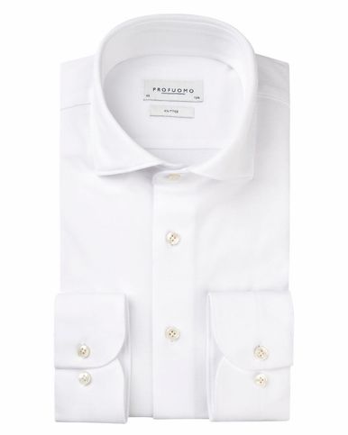 Profuomo Knitted Mercerised Overhemd LM