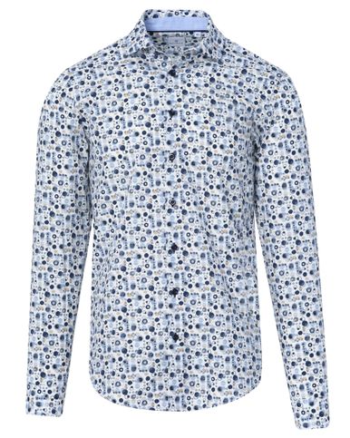 Blue Industry Casual Overhemd LM