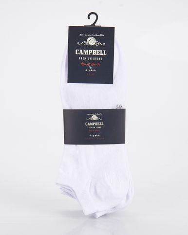 Campbell Classic Enkelsokken 4-pack 