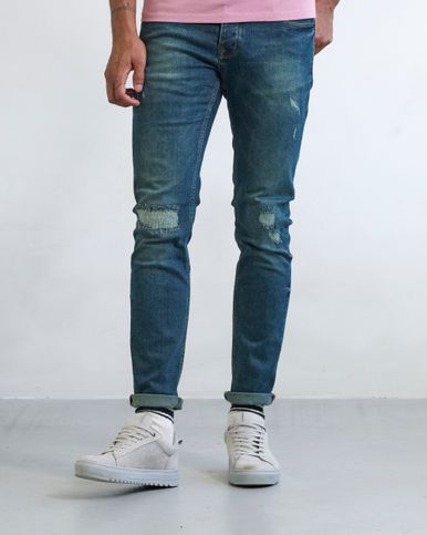 J.C. Rags Joah Heavy washed scraped Jeans