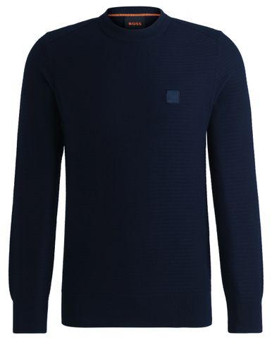 Boss Casual Anion Trui ronde hals