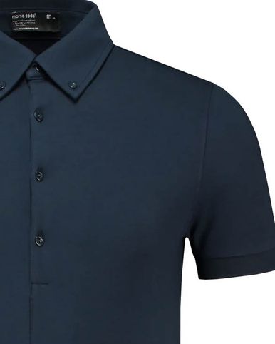 Morse Code Alpha 3 Jersey Polo KM