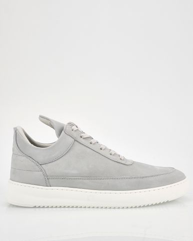 Filling Pieces Low Top Nubuck Cement Grey Sneakers