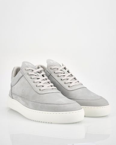 Filling Pieces Low Top Nubuck Cement Grey Sneakers