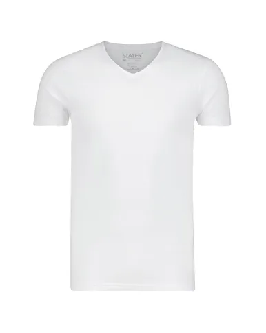 Slater 10+10 Tencel 2-pack T-shirt V-neck