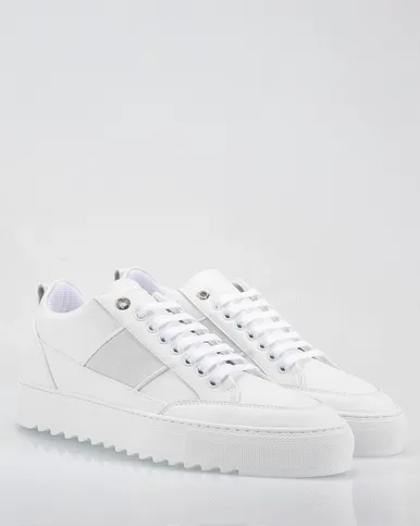 Mason Garments Tia Sportivo Tonal White Sneakers