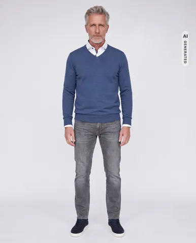 The BLUEPRINT Premium Trui V-hals