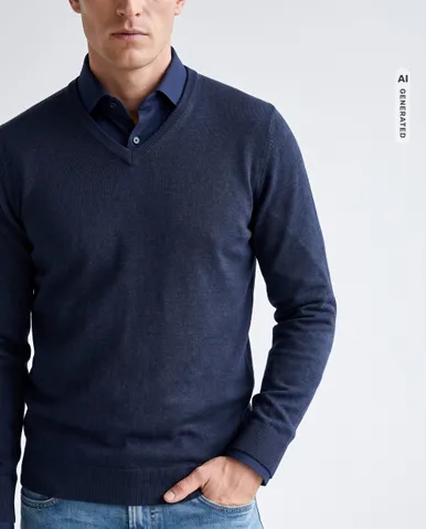 The BLUEPRINT Premium Trui V-hals