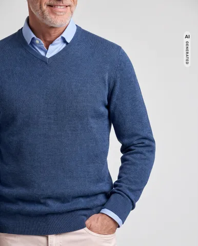 The BLUEPRINT Premium Trui V-hals