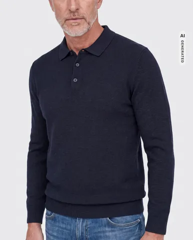 The BLUEPRINT Premium Polo Lange mouw