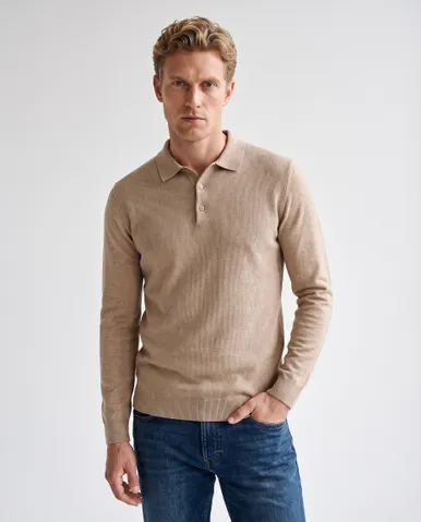 The BLUEPRINT Premium Polo Lange mouw