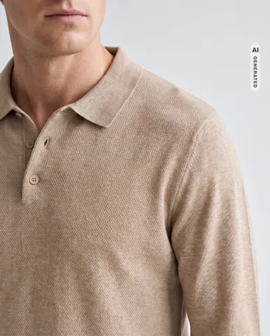 The BLUEPRINT Premium Polo Lange mouw