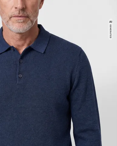 The BLUEPRINT Premium Polo Lange mouw
