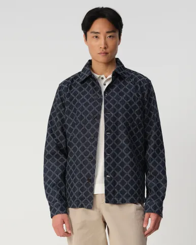 J.C. RAGS Roux Diamond Overshirt 