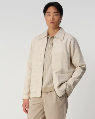 J.C. RAGS - Overshirt Benji Jacquard
