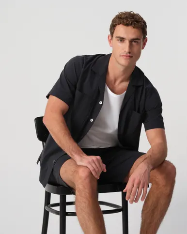 J.C. RAGS Aaron Wrinkle Casual Overhemd