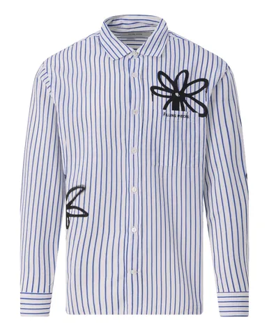Filling Pieces Flowers Casual Shirt LS