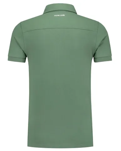 Morse Code Alpha 1 Pique Polo