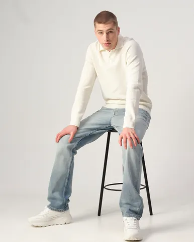 J.C. RAGS Polo Ewald Lange mouw