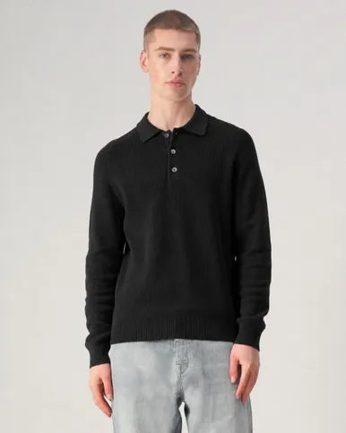 J.C. RAGS Polo lange mouw Ewald