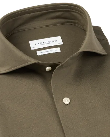 Profuomo Japanese Knitted Overhemd 