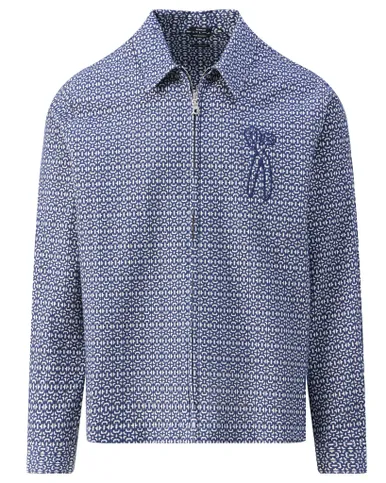 Denham Patchy Zip Overshirt