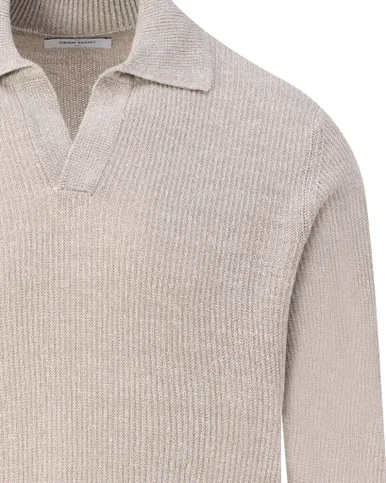 Gran Sasso Polo Lange mouw