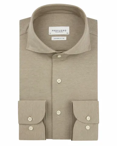 Profuomo Japanese knitted Overhemd